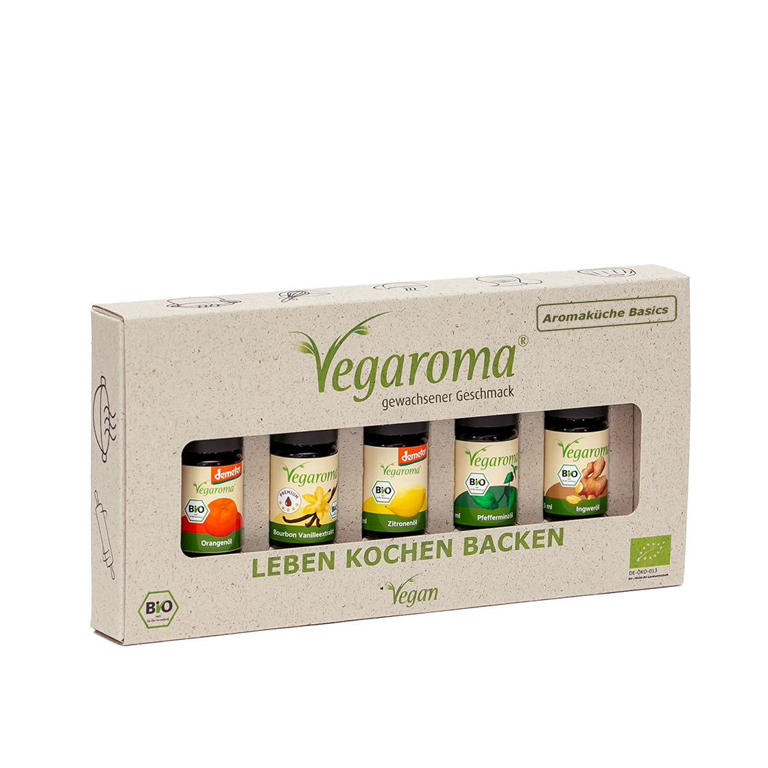 Geschenkset bio Vegaroma Aromaküche Basics